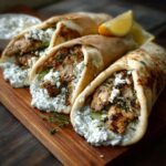 Gyros z Kurczaka z Kremowym Tzatziki Feta