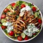 Sałatka z Kurczakiem i Tzatziki