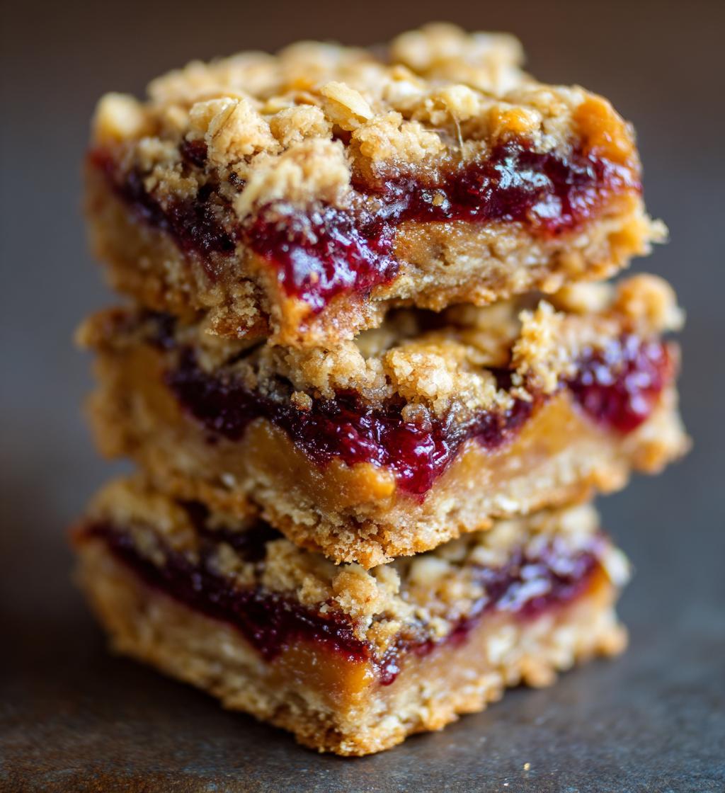 Batoniki z masłem orzechowym i dżemem - detail 1