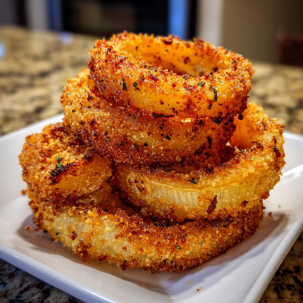 Cebulowe Krążki w Air Fryerze