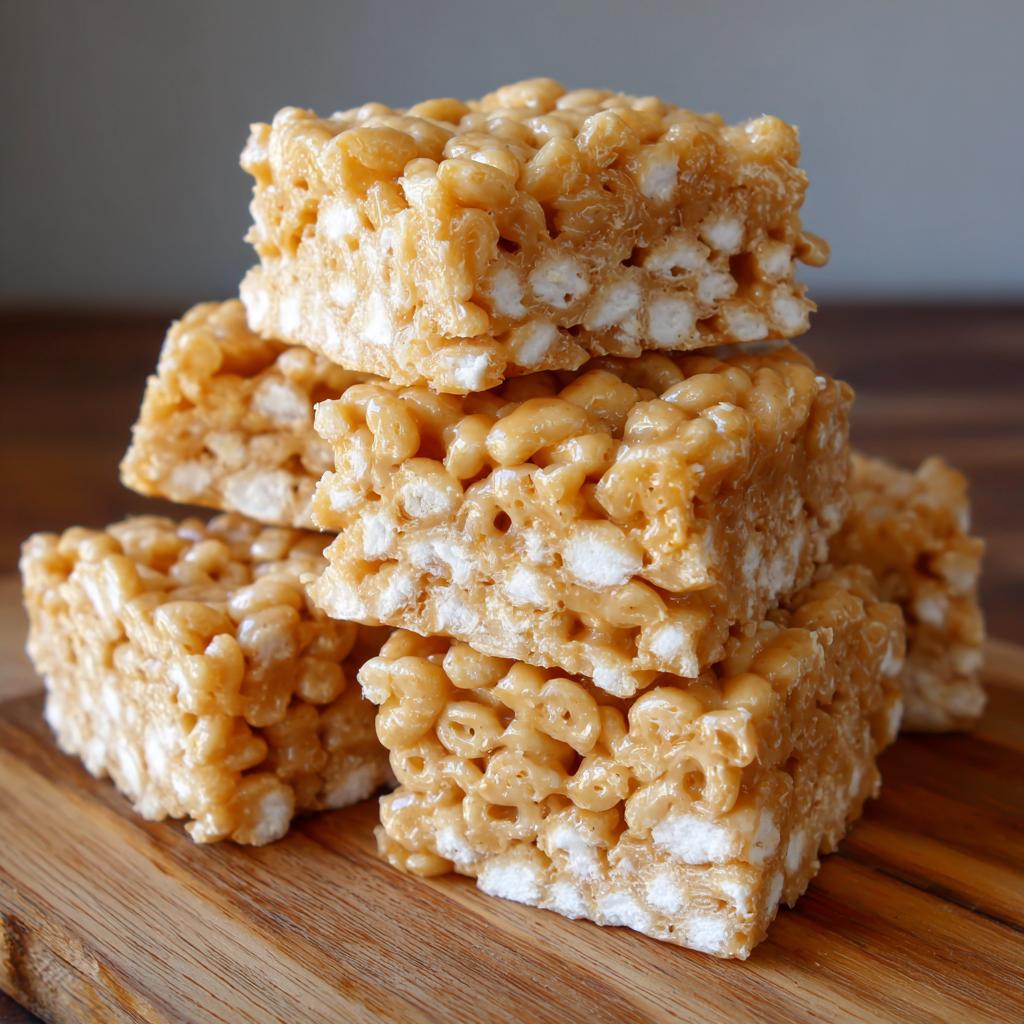 Chrupiące Przysmaki z Ryżu i Masła Orzechowego