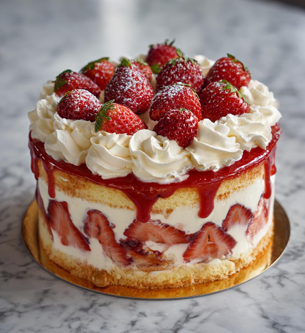 Ciasto Truskawkowe z Kremem