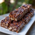 Czekoladowe Batoniki Orzechowe Bez Pieczenia