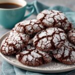 Czekoladowe Ciastka Crackle