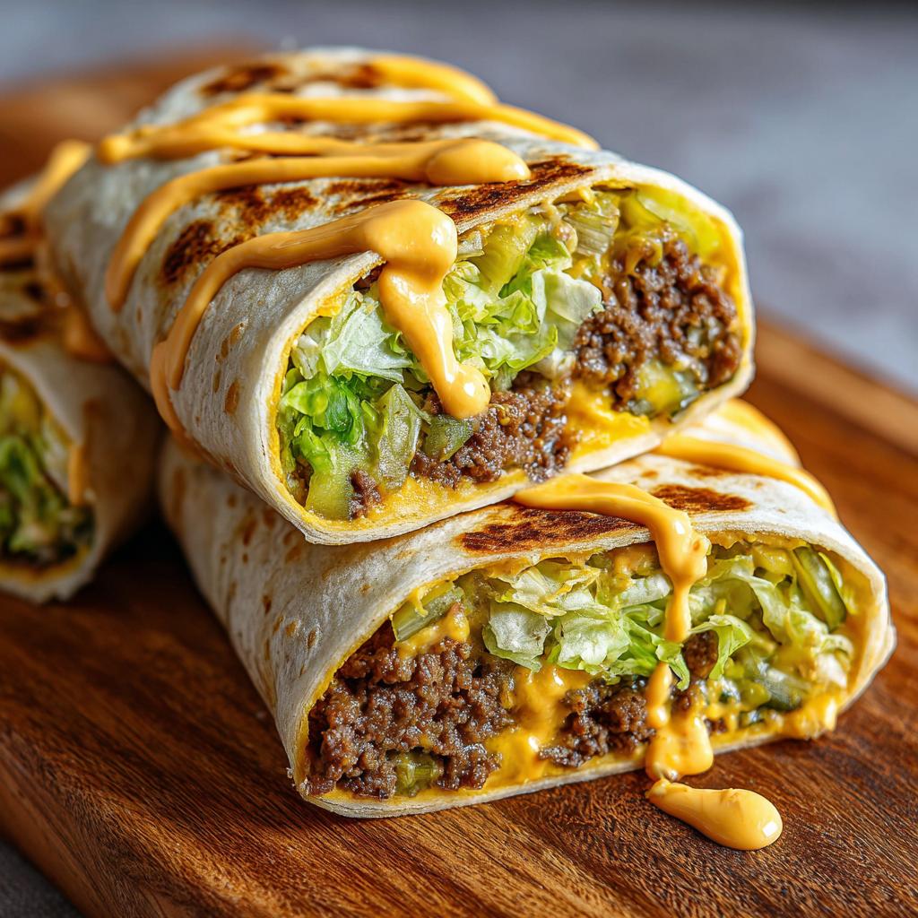 Domowe Wrapy Big Mac z Sosem Specjalnym