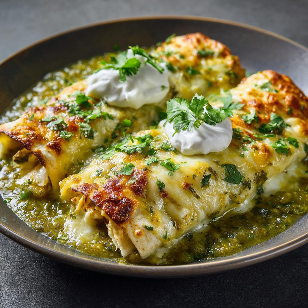 Enchiladas z Kurczakiem i Salsa Verde - detail 1