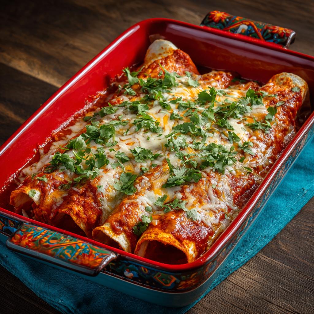 Enchiladas z kurczakiem