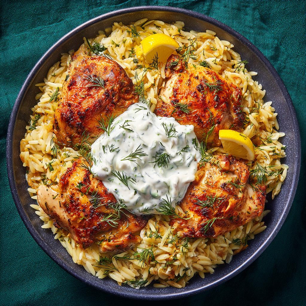 Greckie Kurczaki z Orzo i Tzatziki - detail 1