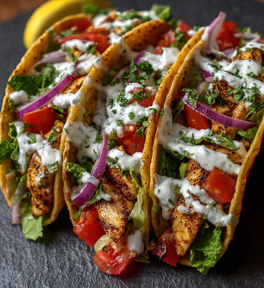 Grillowane Tacos z Kurczakiem Gyros z Jogurtem Miętowym - detail 1