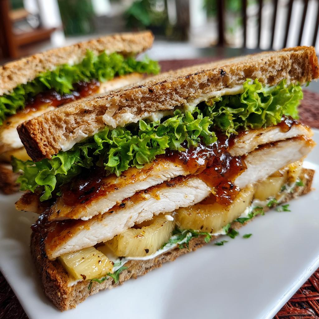 Kanapka z Kurczakiem i Ananasem - detail 1