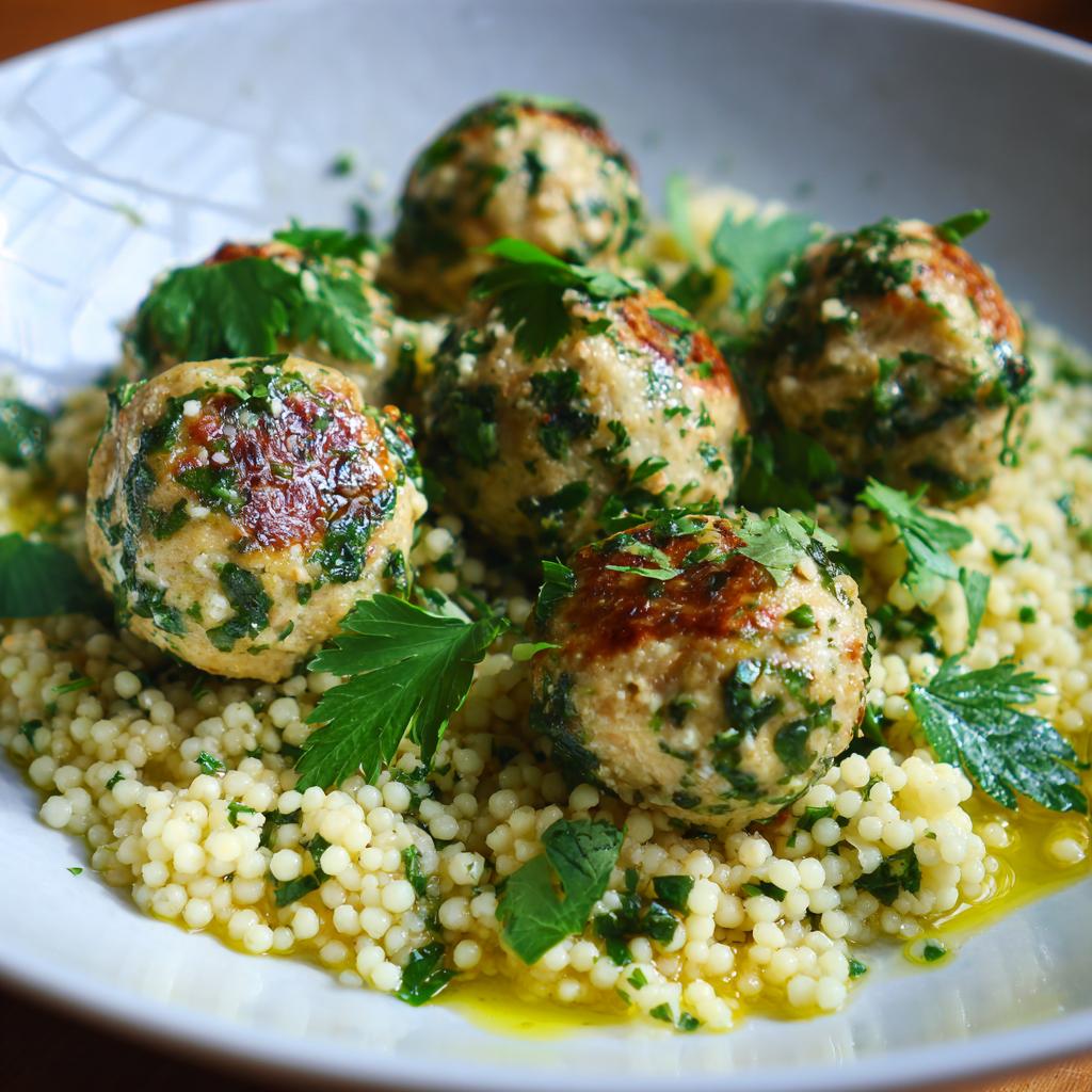 Klopsiki z Kurczaka z Ziołami z Kaszą Kuskus - detail 1