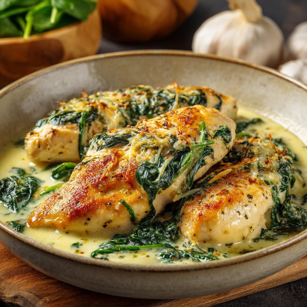 Kremowy Kurczak z Czosnkiem