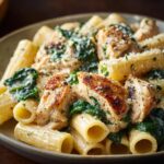 Kremowy Kurczak z Parmezanem i Rigatoni