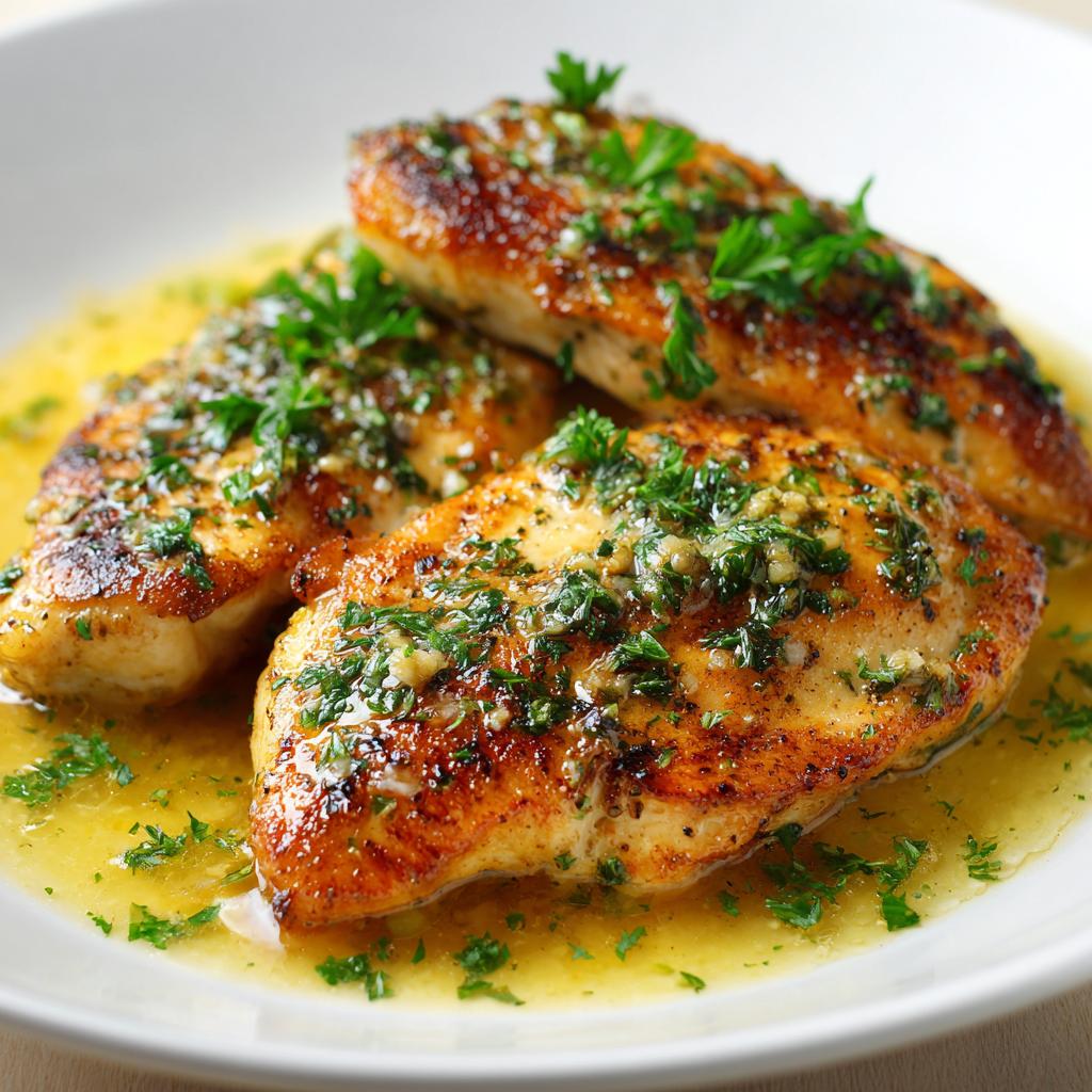 Kurczak Smażony na Patelnі z Masłem Cytrynowym i Musztardą Dijon - detail 1