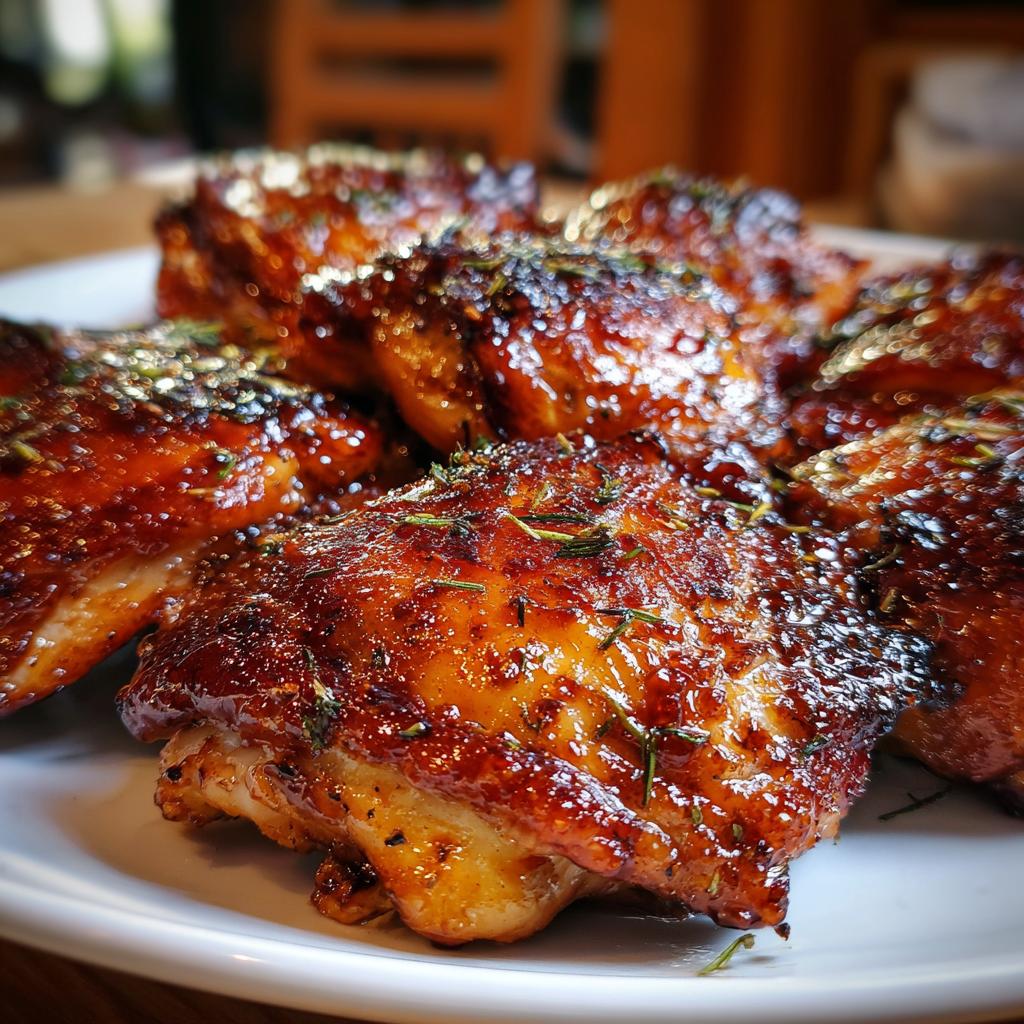 Kurczak w Sosie Barbecue na Patelni