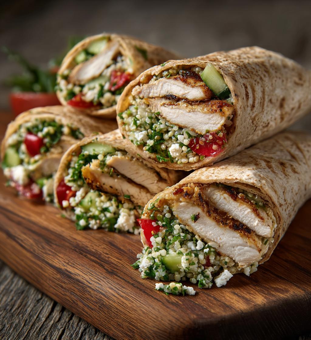Kurczak z Oreganem w Wrapach z Tabbouleh - detail 1