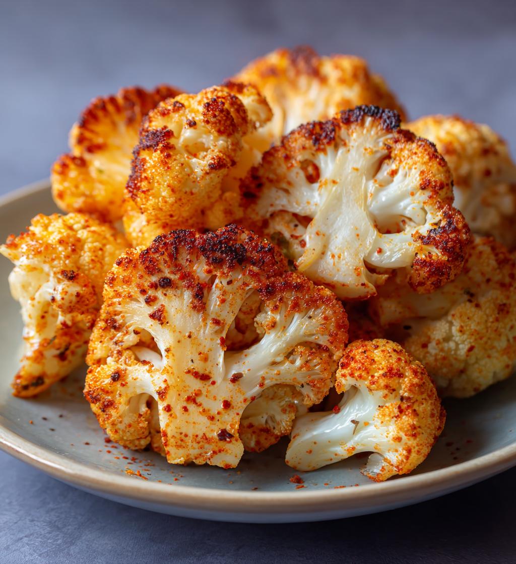 Kwiatki Kalafiora w Frytkownicy Powietrznej - detail 1