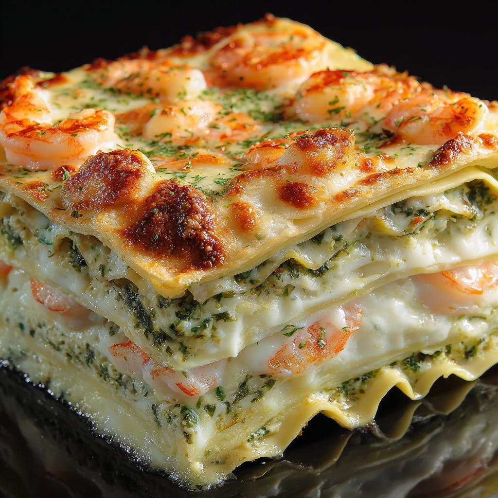 Lasagne z Krewetkami i Białym Sosem - detail 1