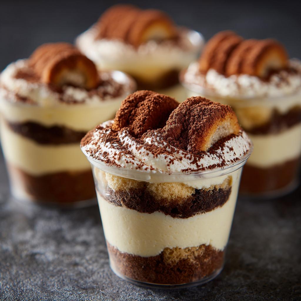 Mini Tiramisu w Kubkach