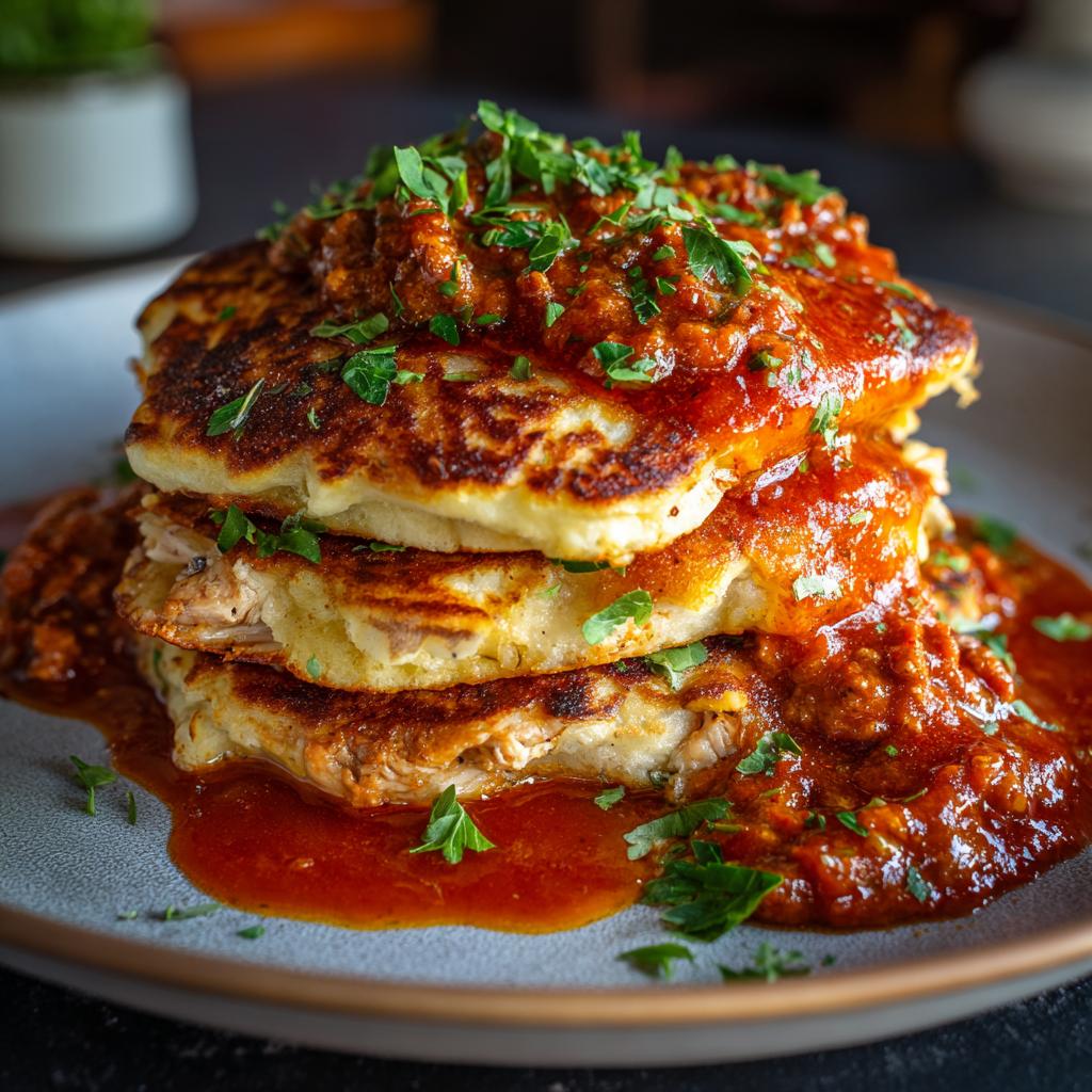 Naleśniki z Kurczaka z Sosem Bolognese