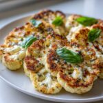 Pieczone Steki z Kalafiora z Mozzarellą