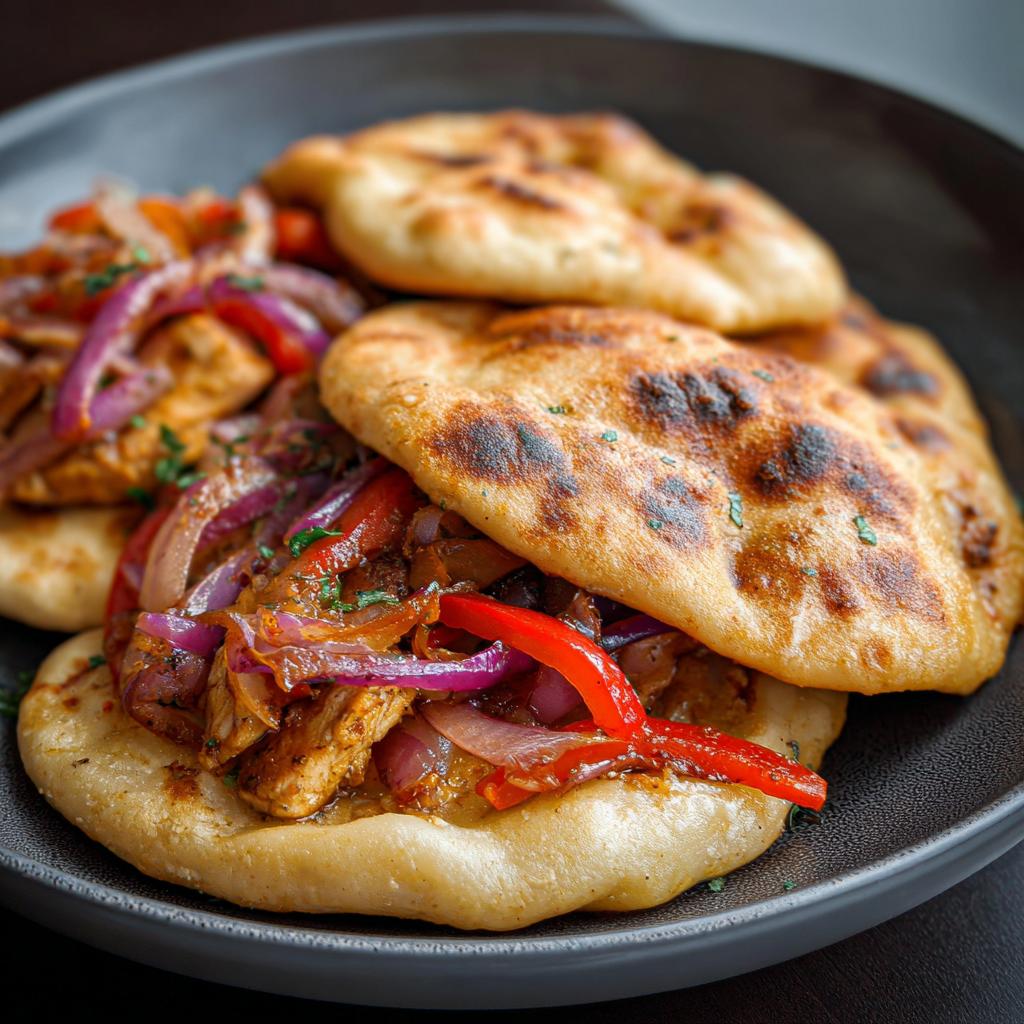 Plaskie Chlebki z Kurczakiem i Warzywami - detail 1