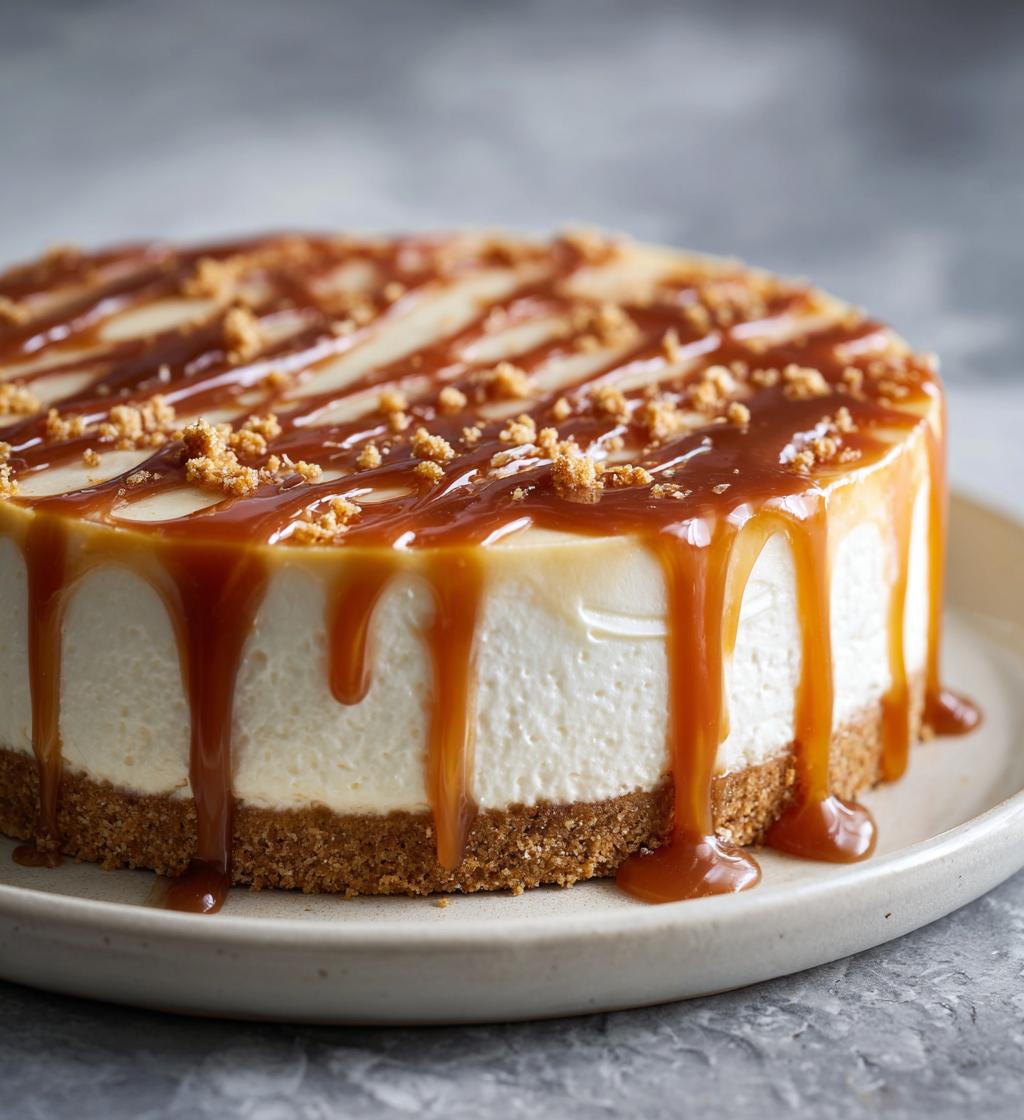 Sernik na zimno z solonym karmelem - detail 1