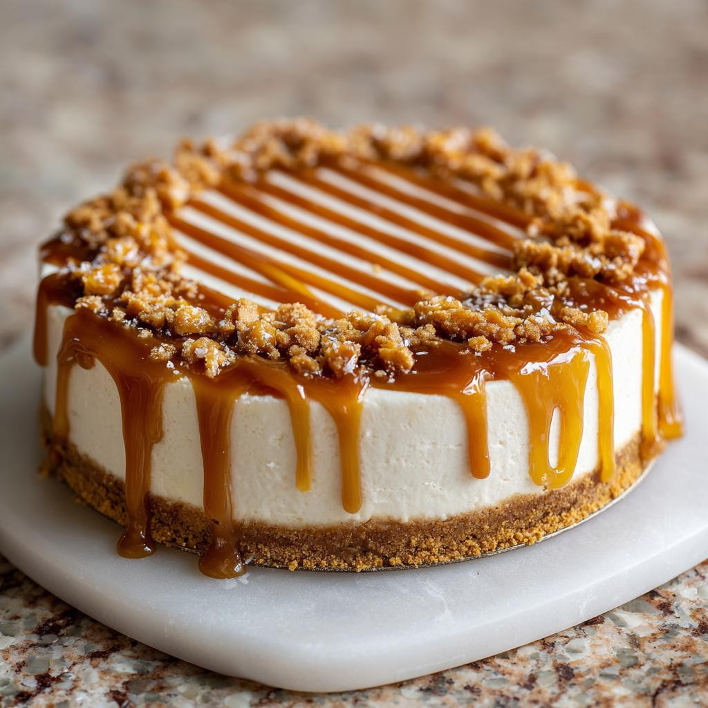 Sernik na zimno z solonym karmelem