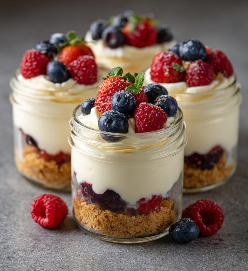Sernik w słoikach bez pieczenia - detail 1