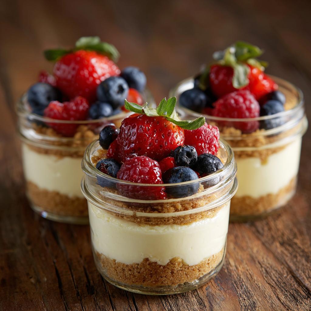 Sernik w słoikach bez pieczenia