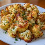 Serowe Kwiatki Kalafiora z Czosnkiem i Parmezanem