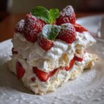 Tort Pavlova z Truskawkami