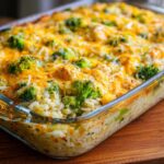 Zapiekanka z Kurczakiem, Brokułami i Ryżem