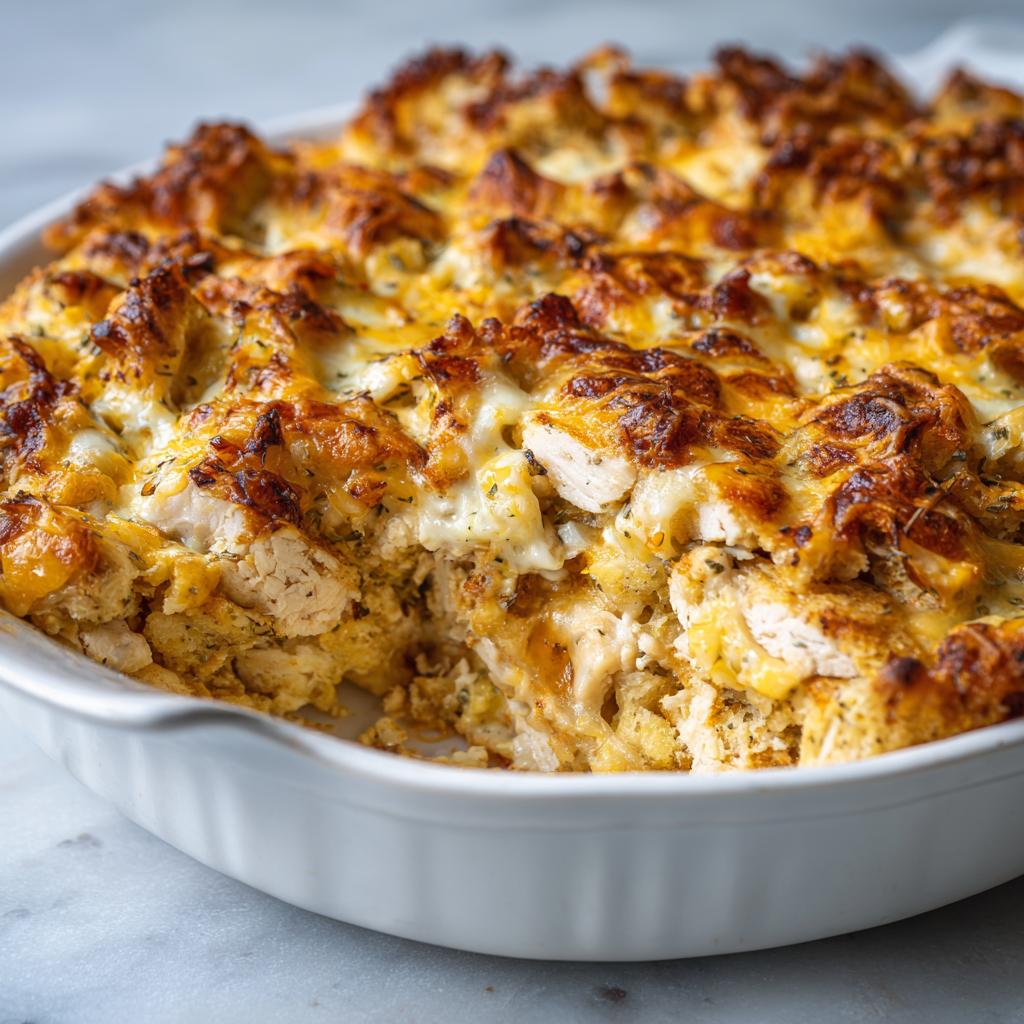 Zapiekanka z Kurczakiem i Farszem