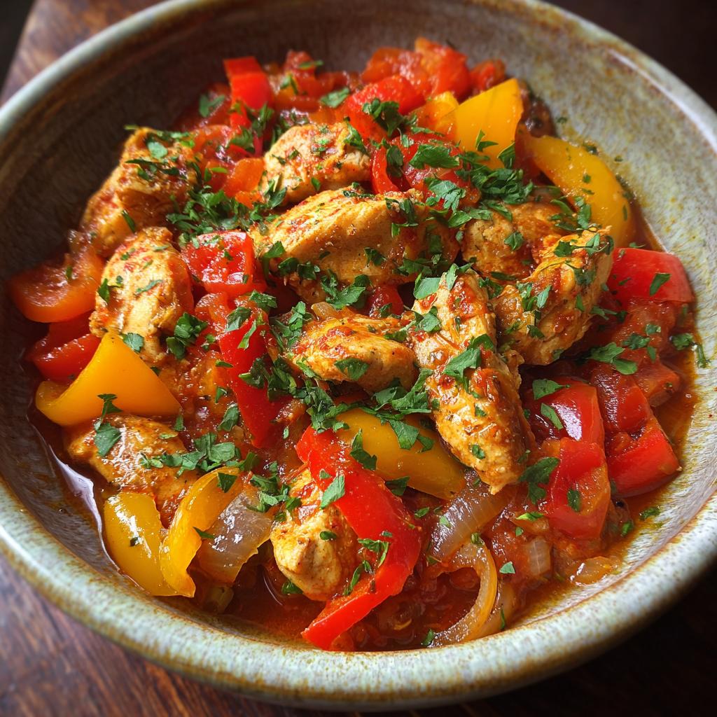 Zdrowy Gulasz z Kurczaka