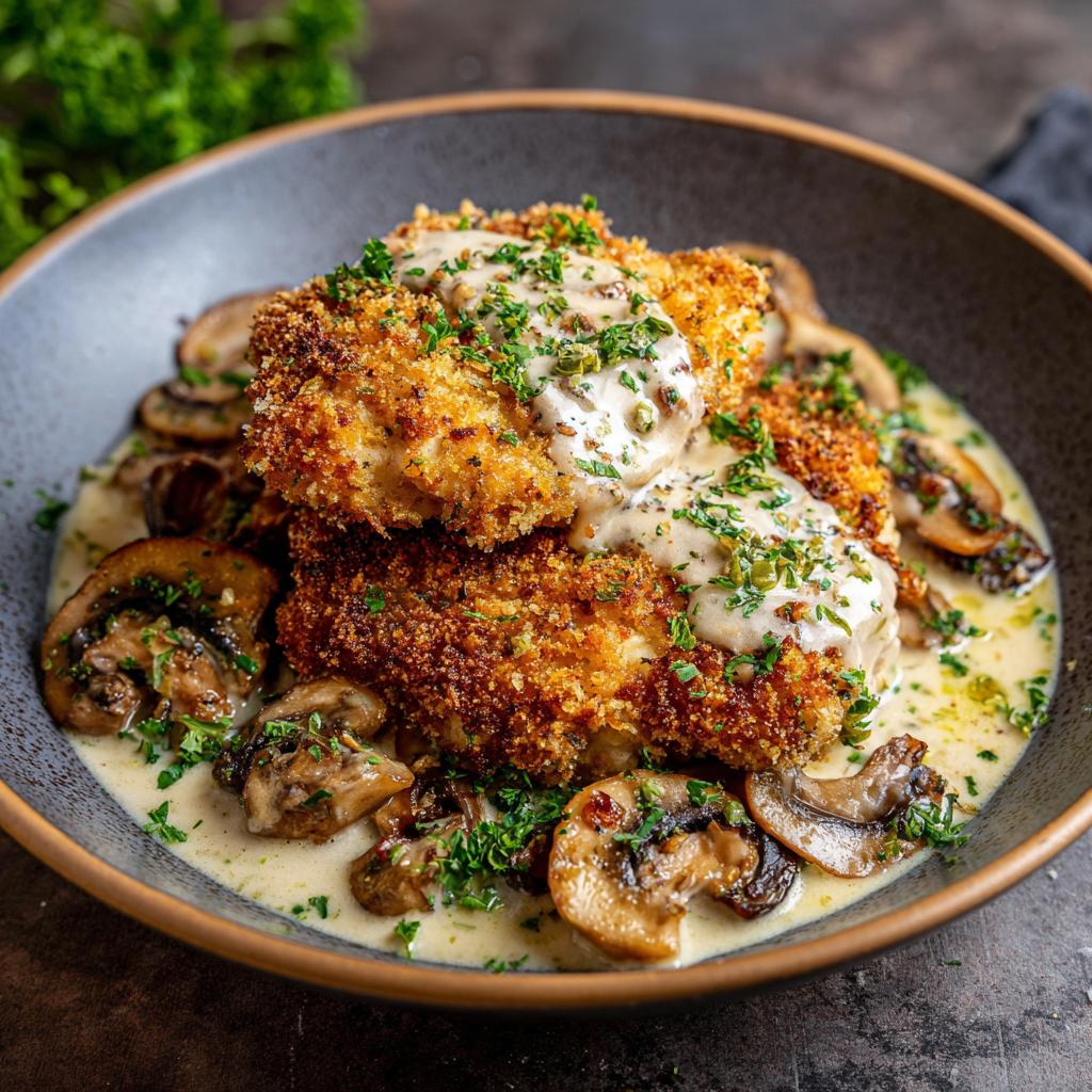 Złoty Kurczak z Sosem Grzybowym z Parmezanem - detail 1