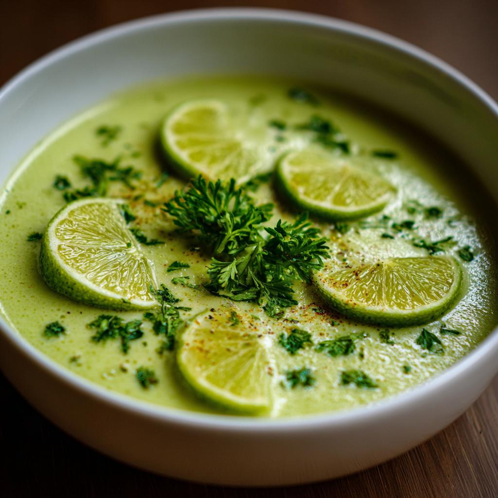 Zupa z awokado, kokosa i limonki - detail 1