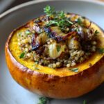 Dynia faszerowana kaszą gryczaną