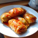 Gołąbki (kapusta faszerowana mięsem i ryżem)