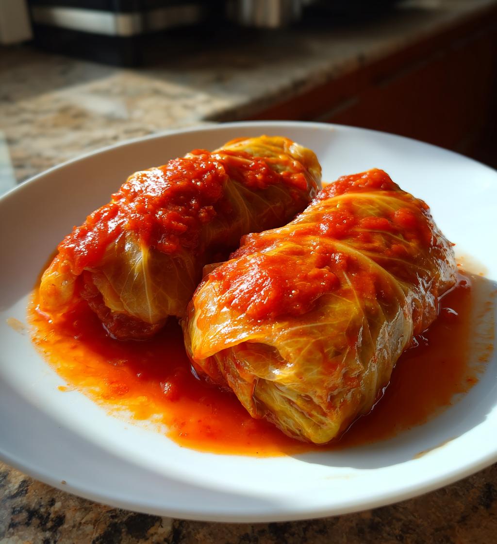 Gołąbki w sosie pomidorowym