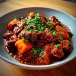 Gulasz z dynią i wołowiną