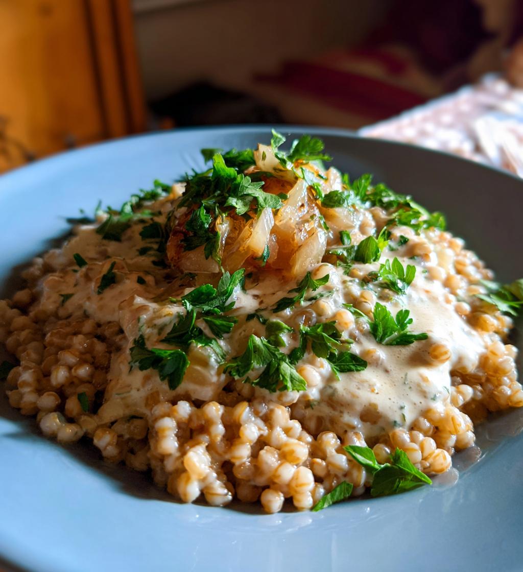 Kasza gryczana z sosem