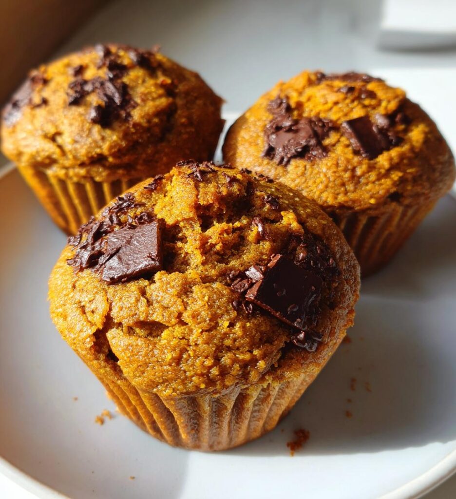 Muffinki dyniowe z czekoladą