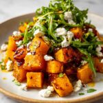 Sałatka z pieczoną dynią i fetą