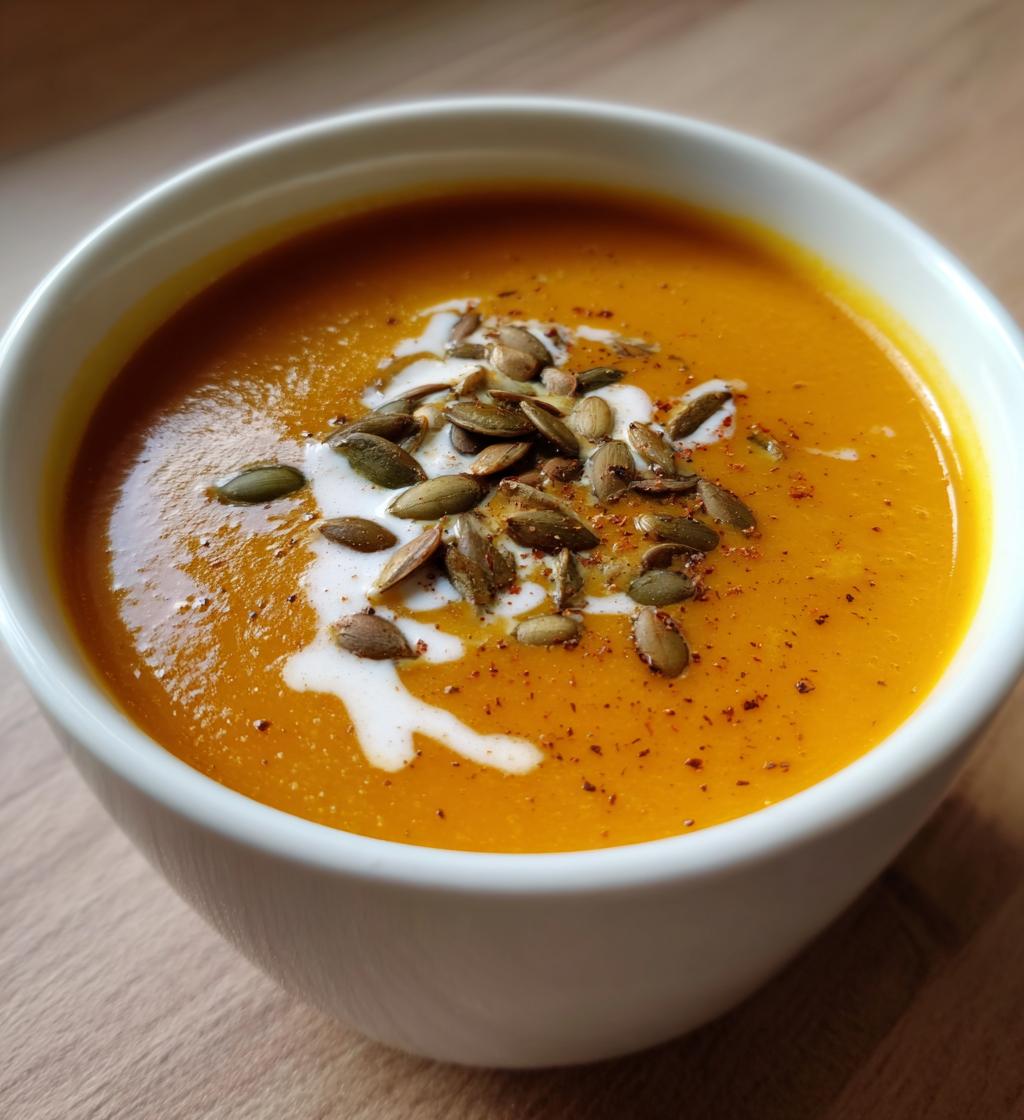 Zupa dyniowa z imbirem