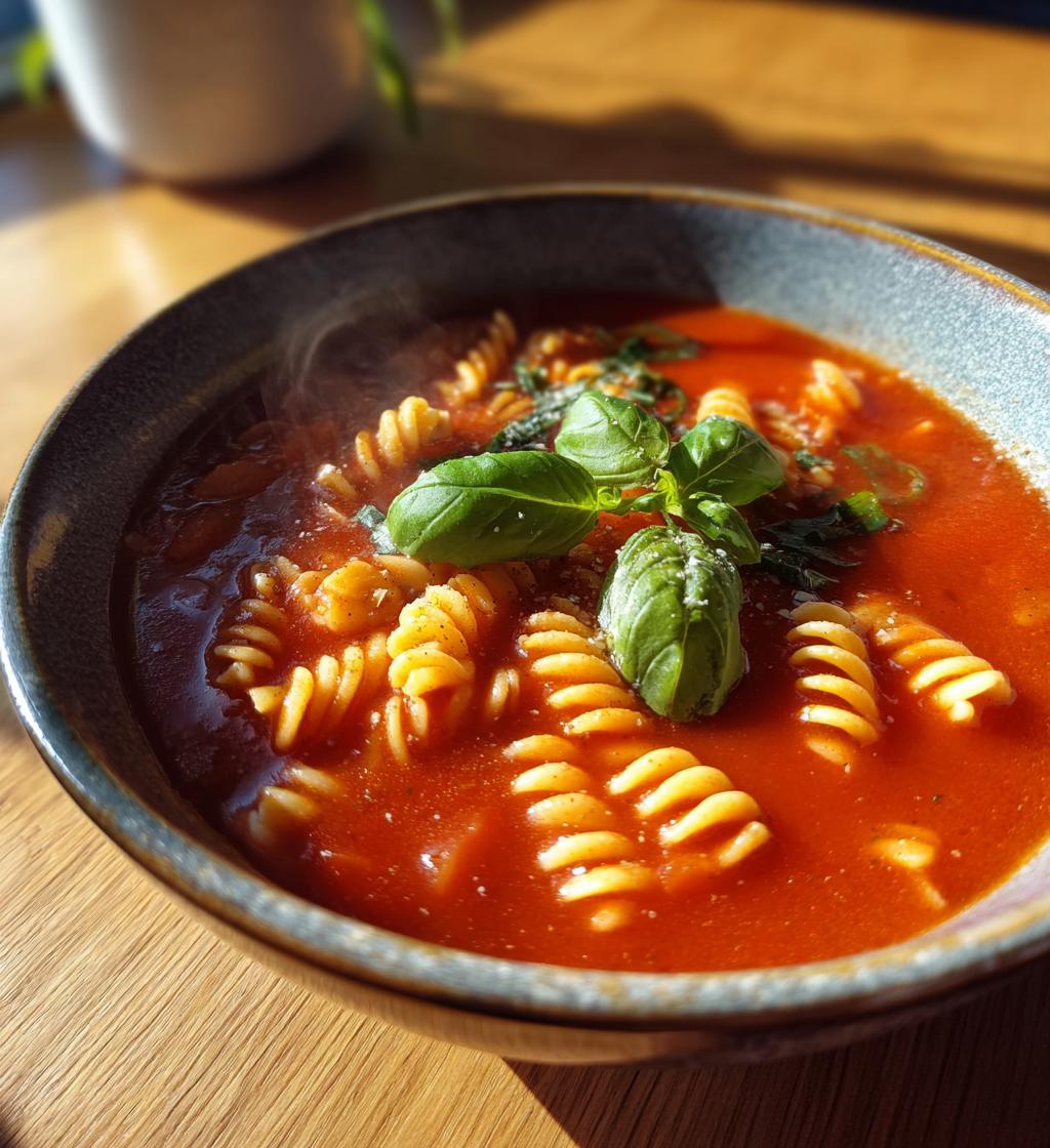 Zupa pomidorowa z makaronem
