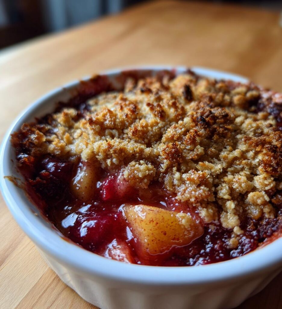 Apple Cranberry Crisp – jabłka i żurawina w wersji „crisp”