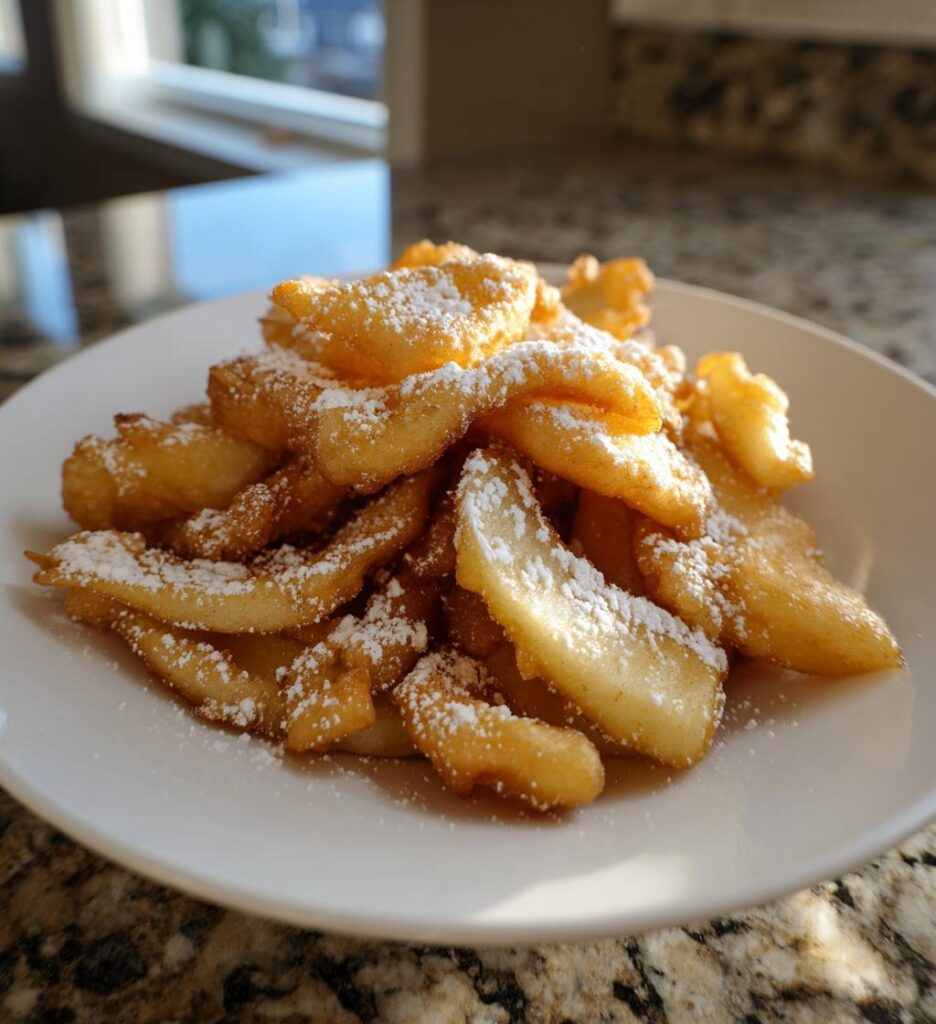Jabłka w chrupiącym cieście – szybki deser z jabłkami w cieście