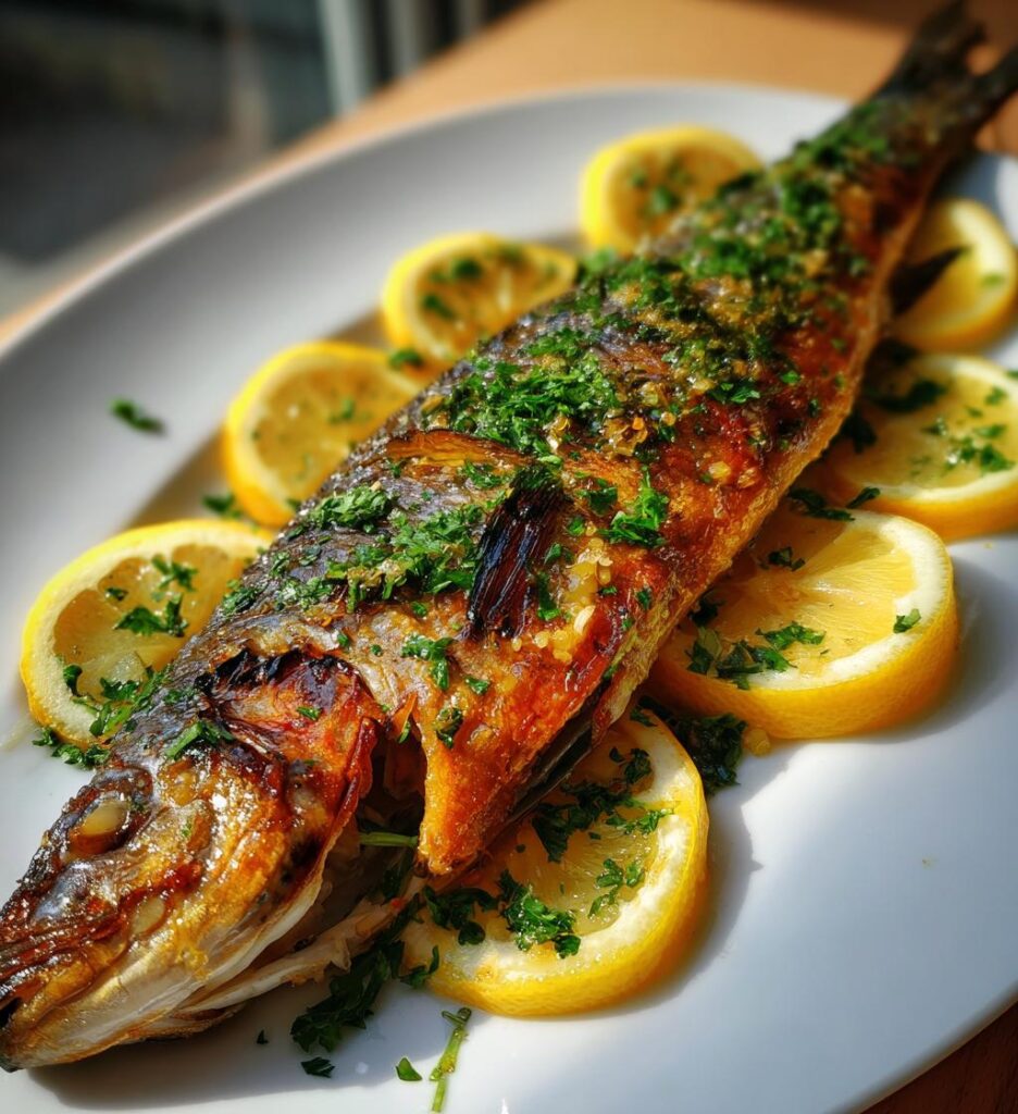 Karp pieczony w maśle