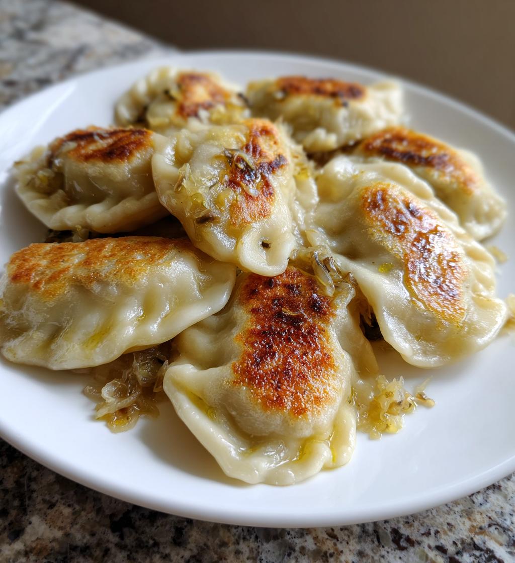 Pierogi z kapustą i grzybami